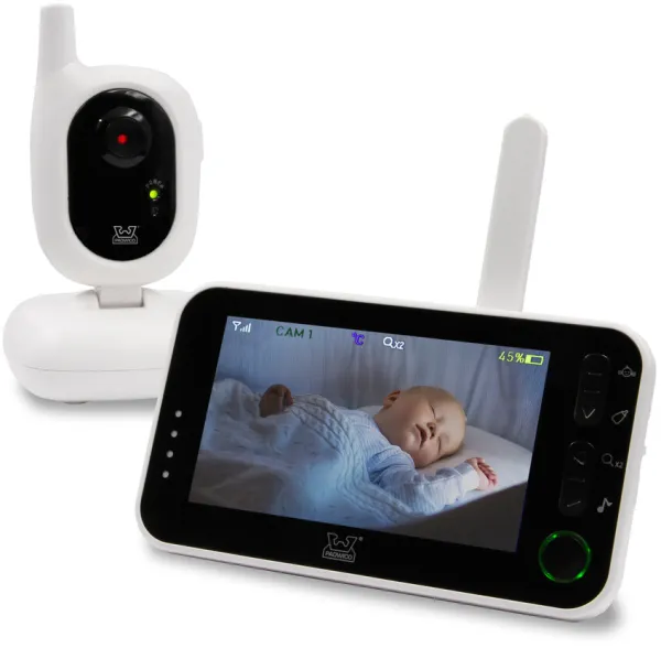 Padwico V8 babyvakt - video - batteri