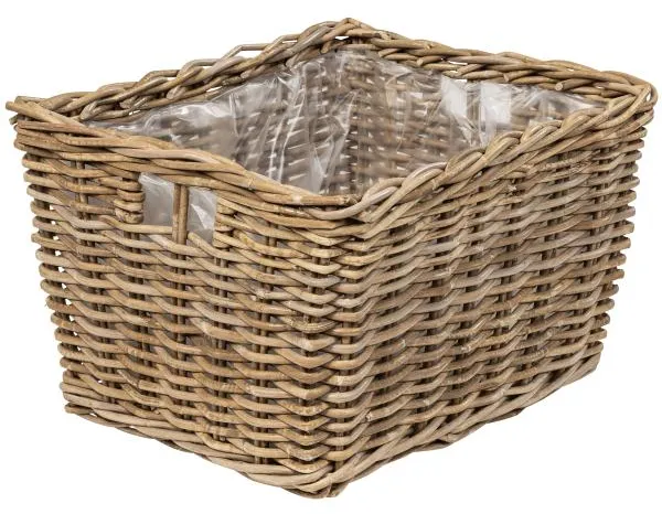 Rektangulär korg med handtag 50x40x30cm