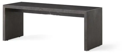Audo Plinth Bridge sidobord i marmor Grey Kendzo