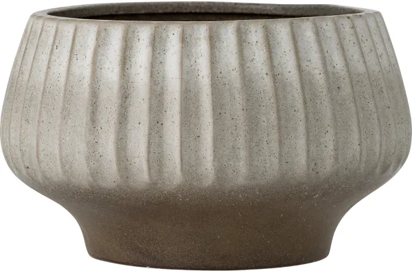 Assie, Kruka, grå, stengods